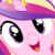 Size: 4800x4800 | Tagged: safe, artist:drpancakees, princess cadance, alicorn, pony, g4, absurd resolution, bust, close-up, cute, cutedance, face, female, hi anon, mare, meme, meme origin, portrait, silly, silly face, silly pony, smiling, solo