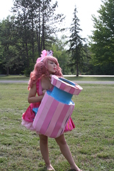 Size: 1880x2816 | Tagged: safe, artist:zombiechococherry, pinkie pie, human, g4, cosplay, irl, irl human, photo