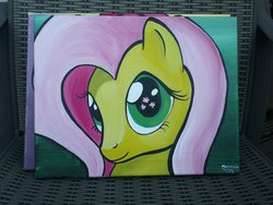 Size: 800x600 | Tagged: safe, artist:ghostlymuse, fluttershy, g4, painting