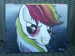 Size: 800x600 | Tagged: safe, artist:ghostlymuse, rainbow dash, g4, painting