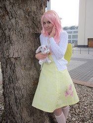 Size: 480x640 | Tagged: safe, artist:ollivander, fluttershy, human, g4, cosplay, irl, irl human, photo