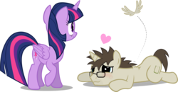 Size: 2513x1304 | Tagged: safe, artist:zacatron94, twilight sparkle, oc, oc:blank novel, alicorn, pony, g4, female, mare, simple background, transparent background, twilight sparkle (alicorn)