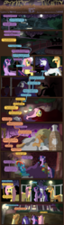 Size: 1280x4513 | Tagged: safe, artist:seventozen, angel bunny, applejack, fluttershy, rainbow dash, rarity, twilight sparkle, pegasus, pony, unicorn, comic:rocket to insanity, fanfic:rocket to insanity, g4, comic, fanfic, fanfic art, female, mare