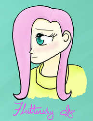 Size: 2975x3850 | Tagged: safe, artist:japanerd1, fluttershy, human, g4, high res, humanized