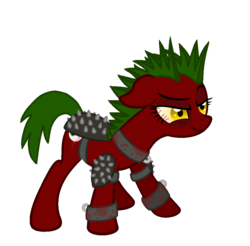 Size: 1008x992 | Tagged: safe, artist:firepony-bases, artist:starryoak, oc, oc only, oc:blood, earth pony, pony, fallout equestria, simple background, solo, transparent background, vector