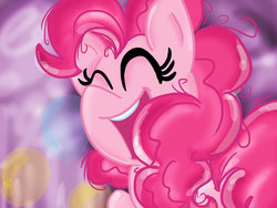 Size: 1024x768 | Tagged: safe, artist:lianzapa, pinkie pie, g4, female, smiling, solo