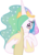 Size: 7500x10439 | Tagged: safe, artist:mactavish1996, artist:zev, princess celestia, human, g4, absurd resolution, bedroom eyes, blushing, cheeks, cute, cutelestia, eyeshadow, hand, hand on cheek, looking at you, misleading thumbnail, one eye closed, petting, simple background, smiling, transparent background, vector, wink