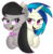 Size: 3169x3241 | Tagged: safe, artist:nuke928, dj pon-3, octavia melody, vinyl scratch, g4, duet, high res