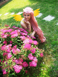 Size: 2736x3648 | Tagged: safe, artist:francescamisa, fluttershy, human, g4, cosplay, high res, irl, irl human, photo