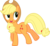 Size: 6642x6081 | Tagged: safe, artist:slb94, applejack, g4, absurd resolution, butt, female, plot, simple background, solo, transparent background, vector