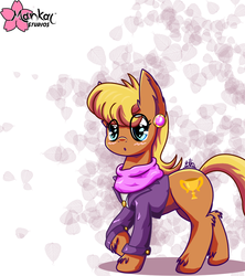 Size: 1000x1124 | Tagged: safe, artist:clouddg, ms. harshwhinny, earth pony, pony, g4, blushing, cute, female, solo