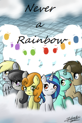 Size: 500x750 | Tagged: safe, artist:shadowlight28, carrot top, derpy hooves, dj pon-3, doctor whooves, golden harvest, lyra heartstrings, octavia melody, time turner, vinyl scratch, earth pony, pegasus, pony, unicorn, g4, background six, female, male, mare, signature, stallion