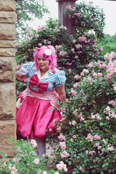 Size: 837x1250 | Tagged: safe, artist:inkyinkydoo, pinkie pie, human, g4, cosplay, irl, irl human, photo