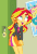 Size: 321x472 | Tagged: safe, screencap, sunset shimmer, equestria girls, g4, rainbow rocks, animated, cute, female, looking up, open mouth, shimmerbetes, smiling, solo, talking