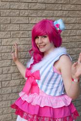 Size: 1366x2048 | Tagged: safe, artist:optional-princess, pinkie pie, human, g4, cosplay, irl, irl human, photo