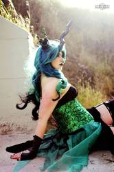 Size: 1360x2048 | Tagged: safe, artist:mercurymessenger, queen chrysalis, human, g4, cosplay, irl, irl human, photo