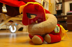 Size: 3003x1997 | Tagged: safe, artist:kurobatcat, big macintosh, earth pony, pony, g4, irl, male, photo, plushie, solo, stallion