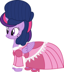 Size: 7570x8514 | Tagged: safe, artist:atomicmillennial, twilight sparkle, alicorn, pony, g4, absurd resolution, alternate hairstyle, clothes, dress, female, mare, older, simple background, solo, transparent background, twilight sparkle (alicorn)