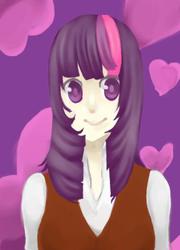 Size: 345x479 | Tagged: safe, artist:fluffity, twilight sparkle, human, g4, humanized
