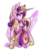 Size: 747x900 | Tagged: safe, artist:moenkin, princess cadance, g4, crystal, female, simple background, solo, transparent background