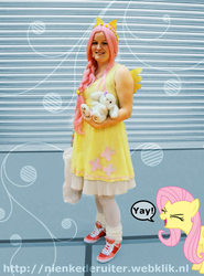 Size: 1162x1572 | Tagged: safe, artist:softijshamster, fluttershy, human, g4, cosplay, irl, irl human, photo