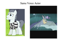 Size: 1053x752 | Tagged: safe, silver shill, bat, earth pony, pony, g4, exploitable meme, ian james corlett, meme, mercury silverwing, same voice actor, silverwing