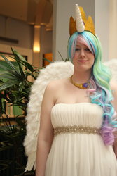 Size: 730x1095 | Tagged: safe, artist:hello-kt-cosplay, princess celestia, human, g4, cosplay, irl, irl human, photo