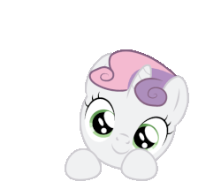 Size: 520x445 | Tagged: safe, artist:creshosk, sweetie belle, g4, animated, cute, diasweetes, female