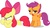 Size: 5597x3109 | Tagged: safe, artist:scienceisanart, apple bloom, scootaloo, earth pony, pegasus, pony, g4, hearts and hooves day (episode), absurd resolution, apple bloom's bow, bow, disgusted, duo, duo female, faic, female, filly, hair bow, hearts and hooves day, hoof over mouth, open mouth, puffy cheeks, red mane, red tail, shadow, shrunken pupils, simple background, small wings, spread wings, standing, tail, vector, white background, wings