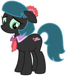 Size: 1024x1192 | Tagged: safe, artist:blah23z, coco pommel, queen chrysalis, g4, female, recolor, simple background, solo, transparent background, vector