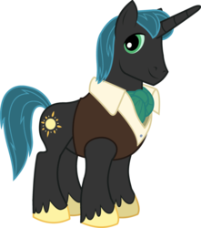 Size: 1024x1156 | Tagged: safe, artist:blah23z, queen chrysalis, g4, king metamorphosis, recolor, rule 63, simple background, solo, transparent background