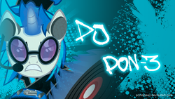 Size: 1920x1080 | Tagged: safe, artist:candy-muffin, dj pon-3, vinyl scratch, g4, wallpaper