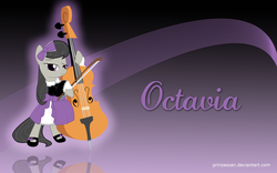 Size: 1920x1200 | Tagged: safe, artist:candy-muffin, octavia melody, g4, cello, clothes, dress, female, musical instrument, solo, wallpaper