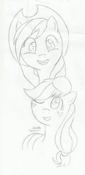 Size: 900x1867 | Tagged: safe, artist:candy-muffin, applejack, g4, traditional art