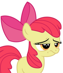 Size: 2567x3000 | Tagged: safe, artist:candy-muffin, apple bloom, earth pony, pony, g4, one bad apple, female, filly, foal, high res, simple background, solo, transparent background, vector