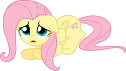 Size: 3000x1699 | Tagged: safe, artist:candy-muffin, fluttershy, g4, hurricane fluttershy, floppy ears, simple background, transparent background, vector