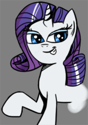 Size: 282x400 | Tagged: safe, artist:flutteriot, rarity, g4, female, solo