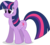 Size: 2134x1910 | Tagged: safe, artist:flashlighthouse, twilight sparkle, pony, unicorn, g4, female, simple background, solo, transparent background, unicorn twilight