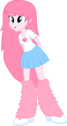 Size: 650x1229 | Tagged: safe, artist:strawberry-pannycake, oc, oc only, oc:fluffle puff, equestria girls, g4, boots, clothes, cute, equestria girls oc, equestria girls-ified, high heel boots, shirt, shoes, skirt, solo, tongue out