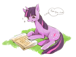 Size: 800x600 | Tagged: source needed, safe, artist:wan, twilight sparkle, g4, book, female, fun fun fun, solo