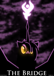 Size: 760x1068 | Tagged: safe, artist:faith-wolff, kaiju pony, fanfic:the bridge, destoroyah, destoroyah (female), fanfic art, godzilla (series), ponified, symbol