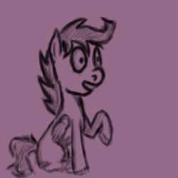 Size: 780x780 | Tagged: safe, artist:gallifreyanequine, scootaloo, g4, creepy, monochrome