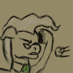 Size: 780x780 | Tagged: safe, artist:gallifreyanequine, mayor mare, g4, facehoof