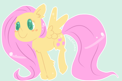 Size: 1920x1280 | Tagged: safe, artist:vogelchan, fluttershy, g4, female, solo