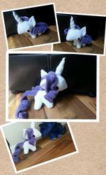 Size: 583x960 | Tagged: safe, artist:catzilerella, rarity, g4, chibi, irl, photo, plushie