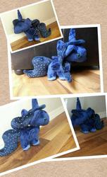 Size: 583x960 | Tagged: safe, artist:catzilerella, princess luna, g4, chibi, irl, photo, plushie, solo