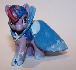 Size: 600x551 | Tagged: safe, artist:atrensis, twilight sparkle, g4, clothes, customized toy, dress, gala dress, irl, photo, solo, toy