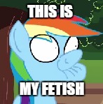 Size: 147x149 | Tagged: safe, artist:animatedjames, rainbow dash, pegasus, pony, g4, :3, meme, that is my fetish