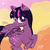 Size: 1280x1280 | Tagged: safe, artist:puffpink, twilight sparkle, alicorn, pony, g4, female, mare, solo, twilight sparkle (alicorn)