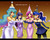 Size: 1500x1210 | Tagged: safe, artist:johnjoseco, princess cadance, princess celestia, princess luna, twilight sparkle, human, g4, 2015, alcohol, alicorn tetrarchy, beautiful, breasts, busty princess cadance, busty princess celestia, busty princess luna, busty twilight sparkle, champagne, clothes, dress, evening gloves, female, happy new year, humanized, looking at you, new year, open mouth, pantyhose, party, ponytail, strapless, twilight sparkle (alicorn), wine